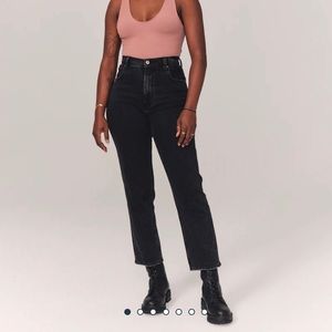 Ultra High Rise Ankle Straight Jeans